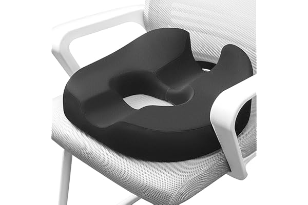 Donut Pillow Coccyx Seat Cushion for Prostate, Sciatica, Pelvic Floor, Pressure Sores, Pregnancy, Perineal Surgery, Postpartu