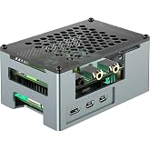 InnoMaker Aluminum Alloy Case for Raspberry Pi 5 with 3510 PWM Fan &amp; Heatsink - Compatible with DAC/DAC PRO/AMP/AMP PRO/RS485&amp;CAN HAT and Expansion Boards
