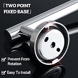 Sayayo Chrome Toilet Roll Holder SUS304 Wall Mounted Loo Tissue Bar EGYT6130-C view 5