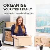 BANKERS BOX 10 Multi-Use Storage Box with Lids Brown W32.5xH28.5xD39cm view 4
