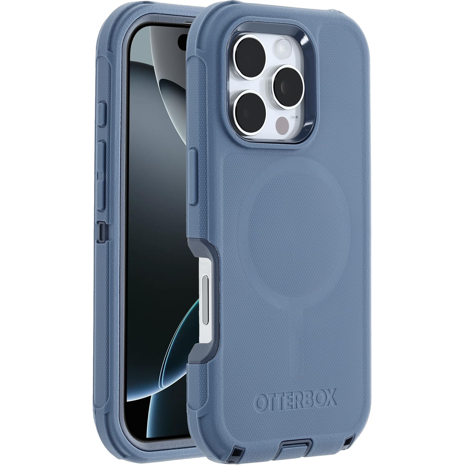 OtterBox iPhone 16 Pro Defender Series Case - Baby Blue Jeans (Single Unit Ships in Polybag) Image