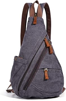 small rucksack with chest strap