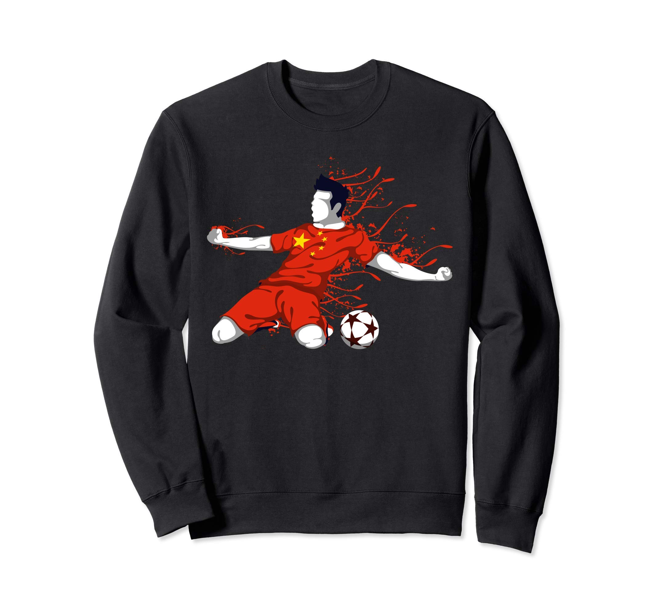 China Soccer Team Chinese National Flag Football Lover Gifts Sweatshirt