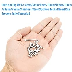 DYWISHKEY 360 Pieces M2.5 x