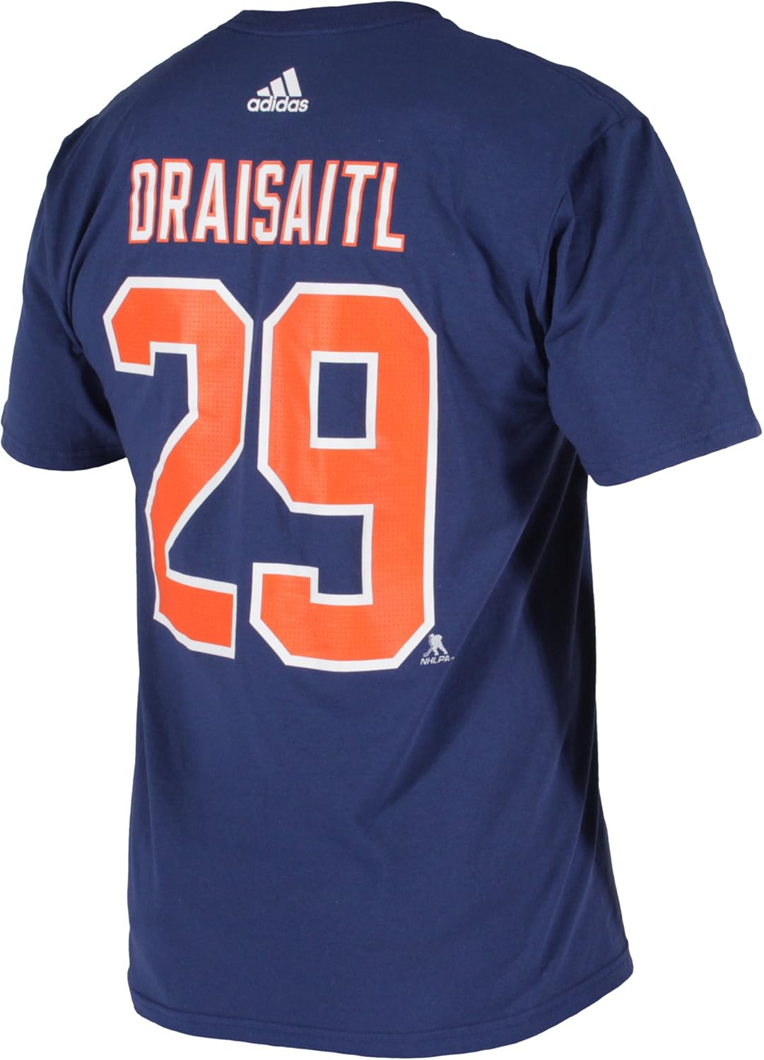 adidas Leon Draisaitl 29 Edmonton Oilers Player NHL TShirt Navy, XXL