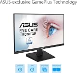ASUS VA247HE 23.8" Full HD 75Hz Adaptive-Sync Eye Care Monitor Frameless Wall view 5