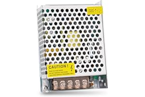 SCOOYUCK AC 110V/220V to DC 5V 10A 50W Universal Regulated Switching Power Supply, Power Supply Voltage Converter, LED Adapter Driver for CCTV, Radio, Camera, LED Strip Lights, 3D Printers and More