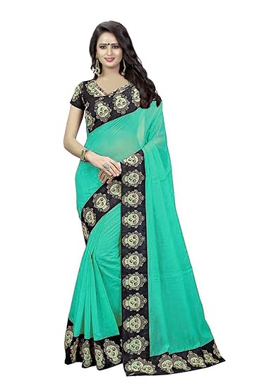 Winza Designer cotton with blouse piece Saree