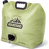 Camping Water Container 2 Gallon Collapsible Water Jug with Spout - Reusable BPA Free Plastic Flasks, Foldable Empty Gallon Jug for Water Storage, Water Bag for Outdoor Hiking Emergency Prep (1 Pack)