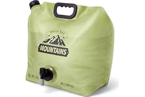 COREMUSE Camping Water Container 2 Gallon Collapsible Water Jug with Spout - Reusable BPA Free Plastic Flasks, Foldable Empty Gallon Jug for Water Storage, Water Bag for Outdoor Hiking Emergency Prep 1PCS