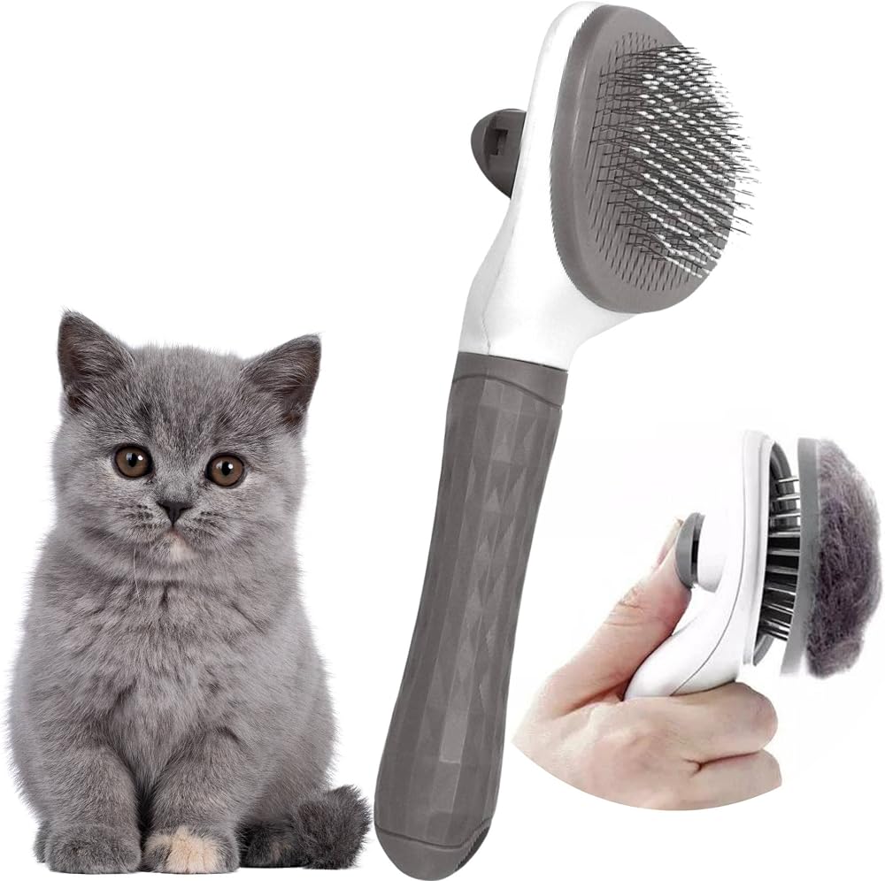MUX TRADERS Cat Brush for Shedding Slicker Grooming Comb Long Short Hair