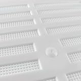 White Hinge 2X Hit & Miss Large Air Vent 11.25" x 10.5" Adjustable Slider Grill view 4