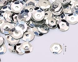 Penta Angel Loose Sequins 4000Pcs 6mm Round