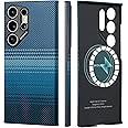 pitaka Case for Samsung Galaxy S24 Ultra, 6.8 Inch, Compatible with MagSafe, Slim & Light Samsung Galaxy S24 Ultra Case, 1500D Aramid Fiber Made [MagEZ Case 4 - Moonrise]