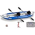 Sea Eagle 380X 12'6" Explorer Inflatable Kayak- Fishing, Touring, Camping, Exploring &White Watering-Self Bailing, Removable Skeg, Drop Stitch Floor