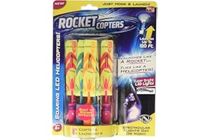 Rocket Copters - The Amazing Slingshot LED Helicopters - As Seen on TV