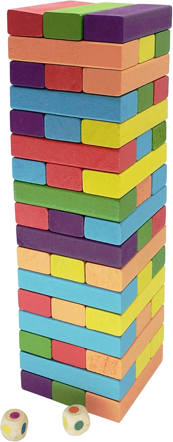 Afunti Tumble Tower Family Game / Construction Blocks / Multi