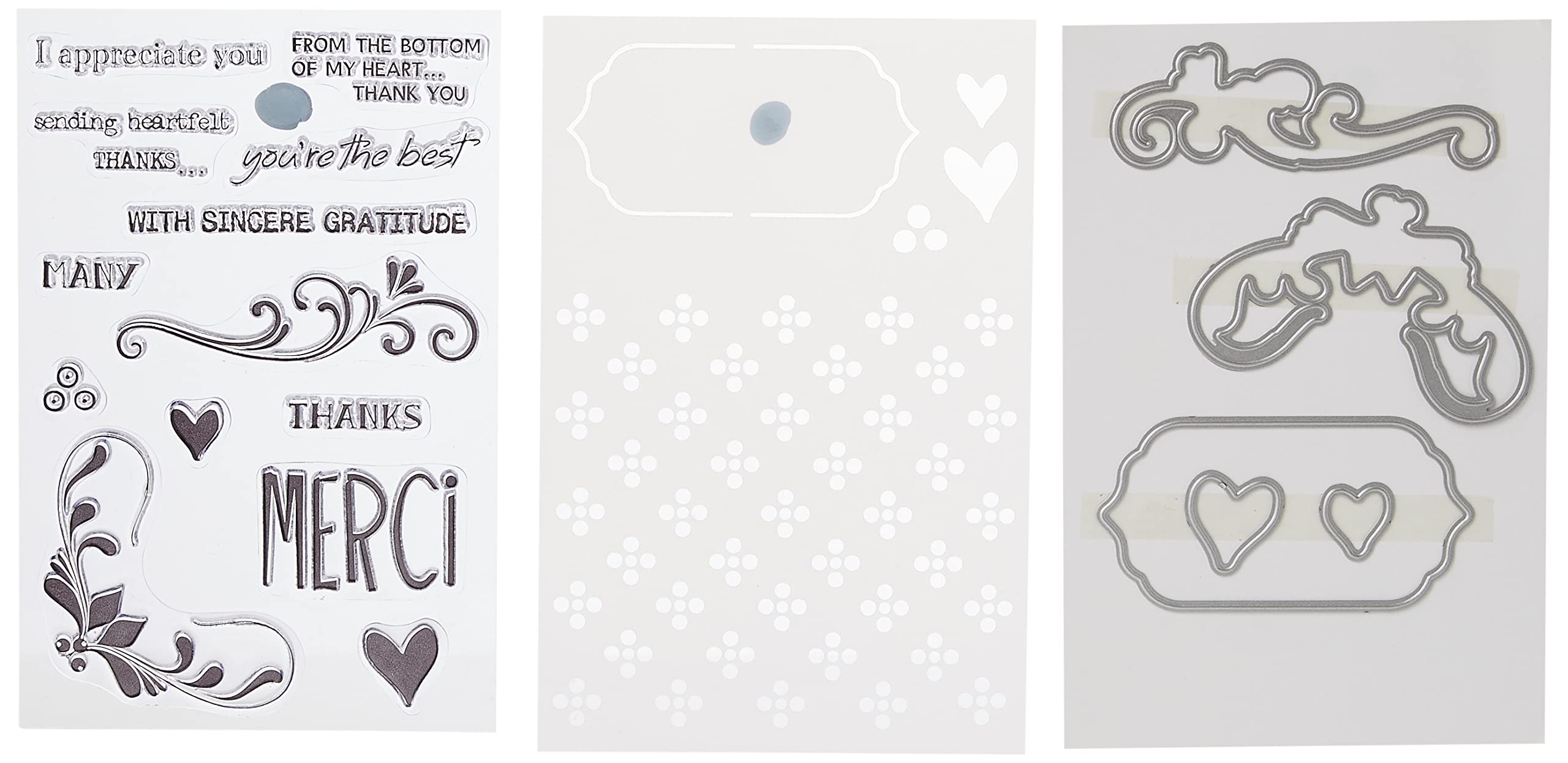 Wendy Vecchi Make Art Set Merci & MO, Merci & More, One Size