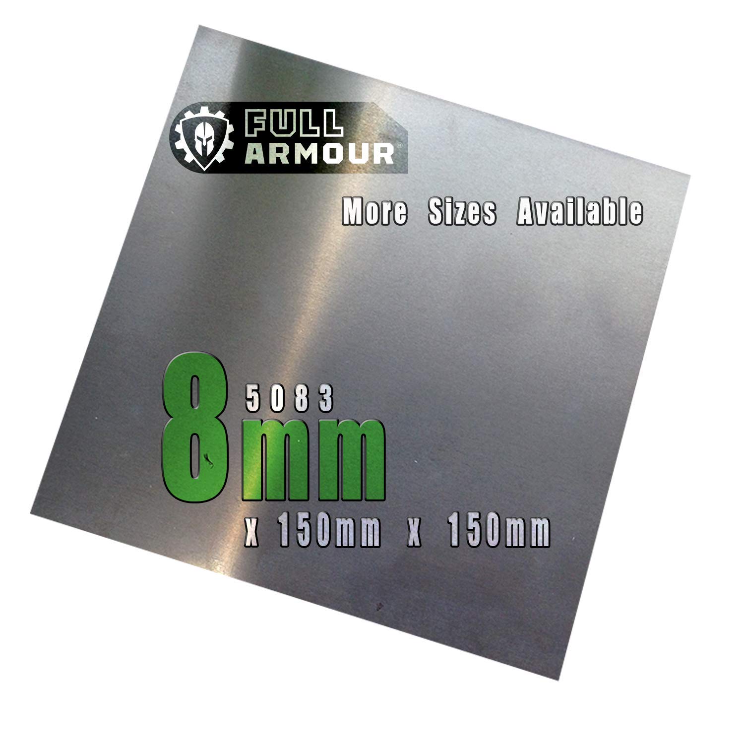 8mm Aluminium Plate Sheet - Grade 5083 (150mm x 150mm)