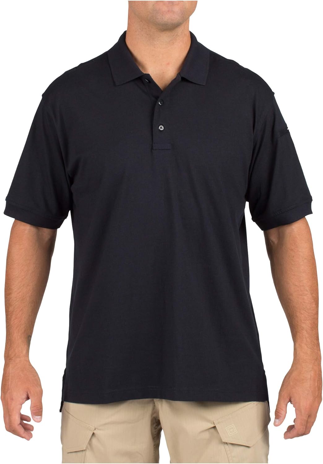 5.11 Tactical Men's Jersey Knit Short Sleeve Shirt, Wrinkle-Resistant Cotton, Pen Pocket, Style 71182: Clothing
