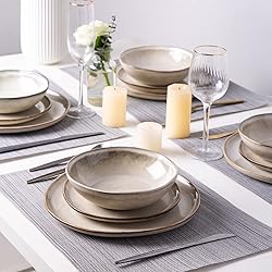 AmorArc Ceramic Dinnerware Sets,Handmade Reactive