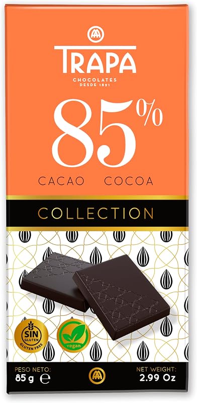 COLEÇÃO | Chocolate Negro 85% Cacau | Tablet 85 g | Sem glúten