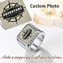 FindChic Personalized Class Rings for Men Signet