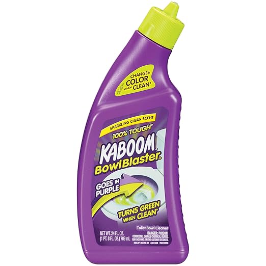 Kaboom BowlBlaster Toilet Bowl Cleaner Gel Removes Lime Rust Hard Water