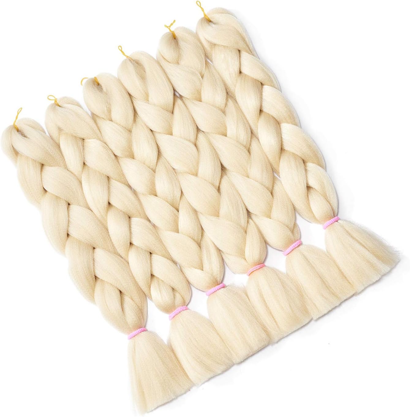 Hairingrid Jumbo Braid Hair Ombre Extension 24inch 6pcs/Lot 100g/pc Synthetic Hair Twist Braiding Hair Crochet Hair for African American Women (R76X613)