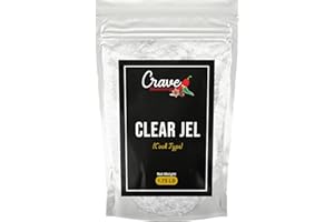 CRAVE SEASONINGS Crave Clear Jel Powder 1.75 LB Bag - Non-GMO Cook Type Powder - For Canning, Cooking and Pie Filling - Unflavored