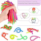 D.A.Y. Republic 6 Pcs Elastic Fidget Noodles 25cm Stretchy Stress Relief Toy view 3