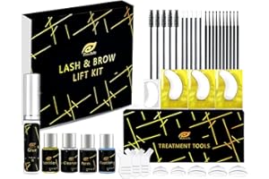 Milumber Lash Lift Kit - Professional Eyelash Lift & Perm Kit for Salon-Quality Curls, Long-Lasting Lash Lift & Perm at Home, Gentle DIY Lash Kit with Lash Perm Solutions