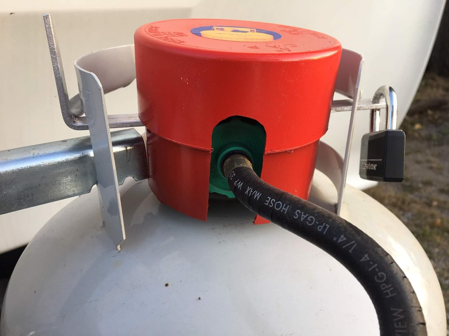 propane tank lock Handmade