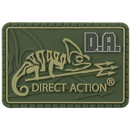 Direct Action Logo Flicken Medium Oliv Grün