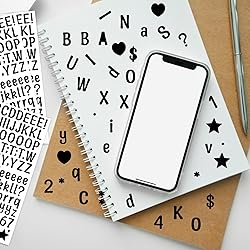4680 Letter Stickers 30 Sheets Alphabet Stickers