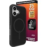 ZAGG Sedona Snap Case for iPhone 17 - Flood Black, Drop Protection (13ft/4m), Graphene-Reinforced Multi-Layer Protection, MagSafe Phone Case with Impact-Absorbing Bumpers, Slim & Lightweight