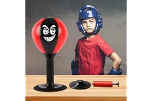 Fun Punch Rage Bag, Desktop Punching Bag, Boxing Bag, Punch Ball Suction Cup, Desktop Boxing Speed Ball for Adults Kids, Boxi