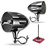 Bluetooth Motorcycle Speakers - Waterproof, 200W RZR Speakers for ATV, UTV, Golf Cart & Jet Ski