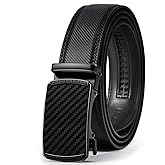 VATAN Men's Belt Leather Ratchet Belt for Men Dress Casual Every Day with Adjustable Buckle, Trim to Fit