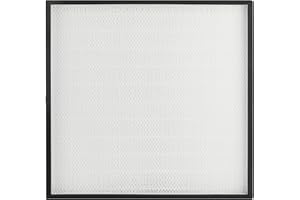 Fan Filter Unit Laminar-Flow-Hood Yzzwer - FFU HEPA Filters for Class 100/ISO 5 Cleanliness Clean Room Mycology and Mushroom Room Work 22.6" x 22.6" (HEPA Filter)