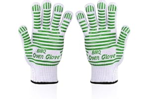 CZSYZCZS Extreme Heat Resistant Oven Gloves - 932F - Cooking Gloves for BBQ, Grilling, Baking,Cutting, Smoker Fireplace