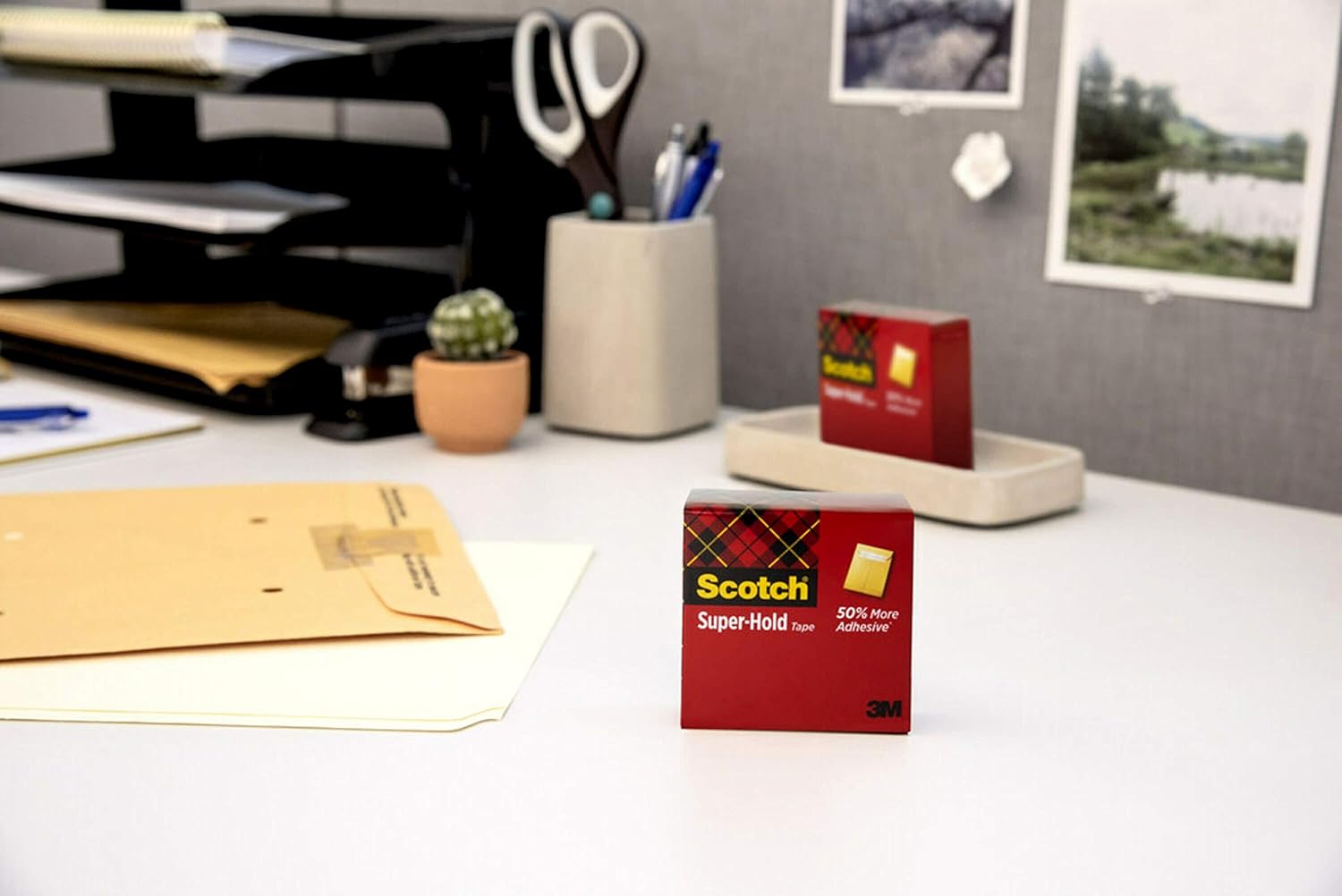 Scotch Super-Hold Tape, 10 Rolls, Transparent Finish, 50% More Adhesive, Trusted Favorite, 3/4 x 800 Inches, Boxed (700S10) : Office Products