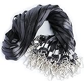 LIONSOUL Lanyards Bulk with Swivel Hook for ID Badges, Durable Polyester Strap, Comfortable for Adults and Kids