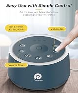Dreamegg D1 White Noise Machine with Night Light 24 Sounds Baby Sleep view 4