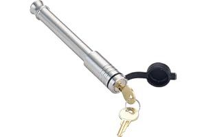 INFINITERULE SECURITY 61073 | Single Pack, 3" Receiver Lock, Heavy Duty Hitch Lock Pin, American Made in USA, Best Truck Accessories - Locking Hitch Pin, 5/8 Hitch Pin Lock, Anti-Theft Hitch Pin, Towing Accessories