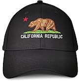 Hepandy Embroidered California Bear Hats