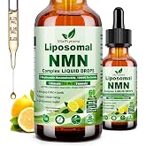 NMN Supplement Liquid Drops, Ultimate 12-in-1 NMN Beta 1000mg w. Quercetin TMG Resveratrol Coq10 Astaxanthin for Anti Aging Energy &amp; Immune, NMNH Alternative Liposomal High Absorption For Women Men