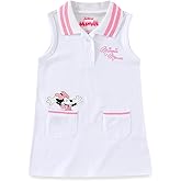 Disney Minnie Mouse Girls Collar Dress for Toddler and Big Kids
