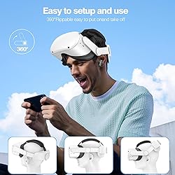 VZNEK Head Strap Compatible with Oculus Quest