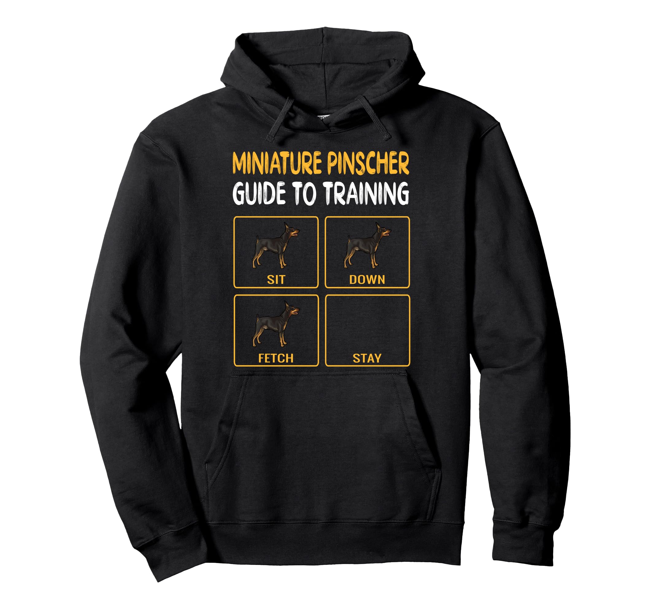 Miniature Pinscher Guide To Training Dog Obedience Pullover Hoodie